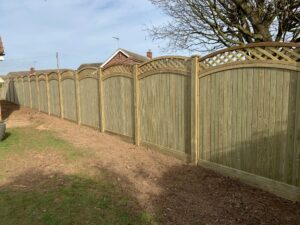 Convex Tongue & Groove residential fencing
